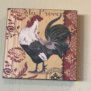 Rustic Rooster Wall Art Decor